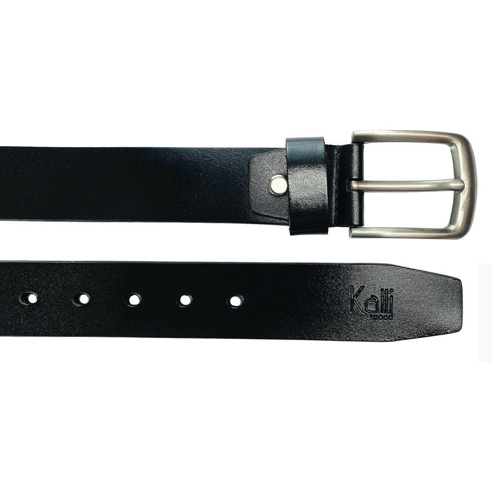 K4003AB | Men's Belt - Genuine Leather Col. Black-1