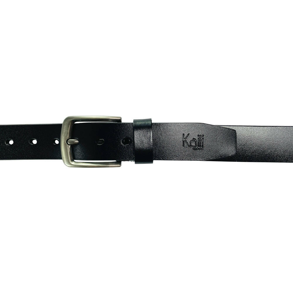 K4003AB | Men's Belt - Genuine Leather Col. Black-2