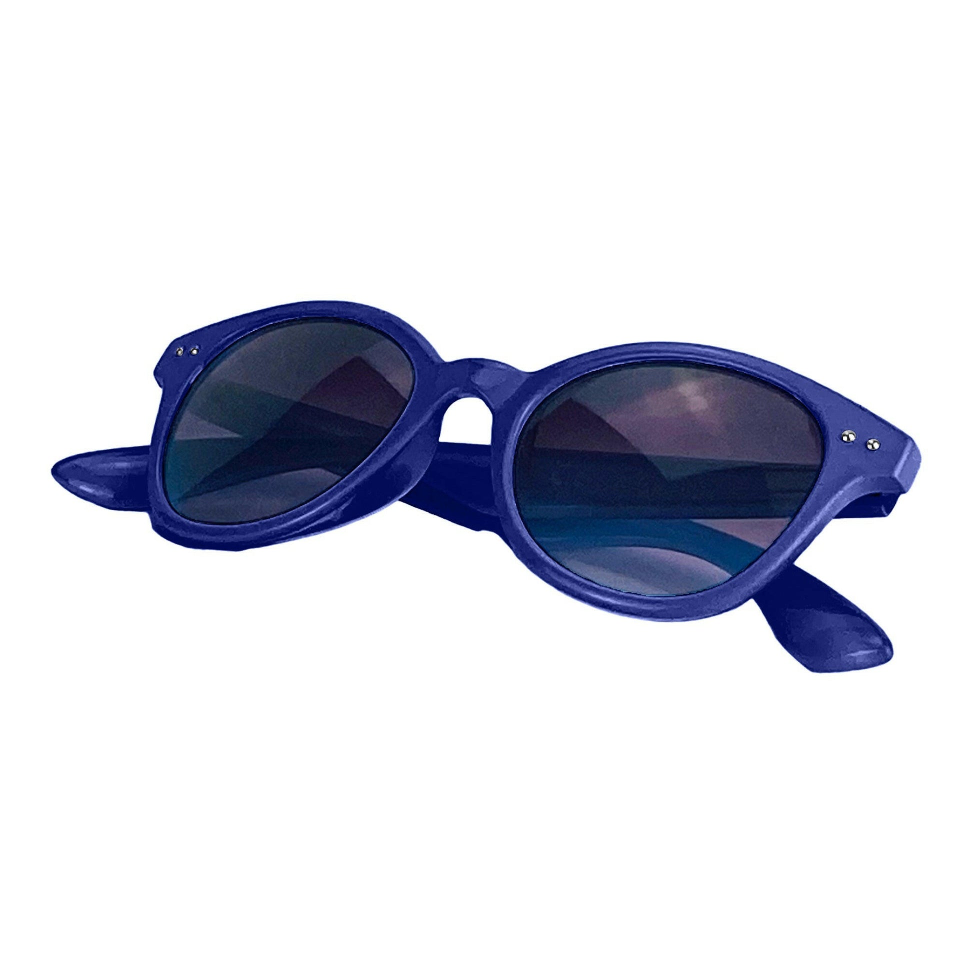 Women's sunglasses with polyamide frame. Gradient lenses with UV400 protection - Blue colour. Dimensions: 14 x 4.5 x 15 cm-5