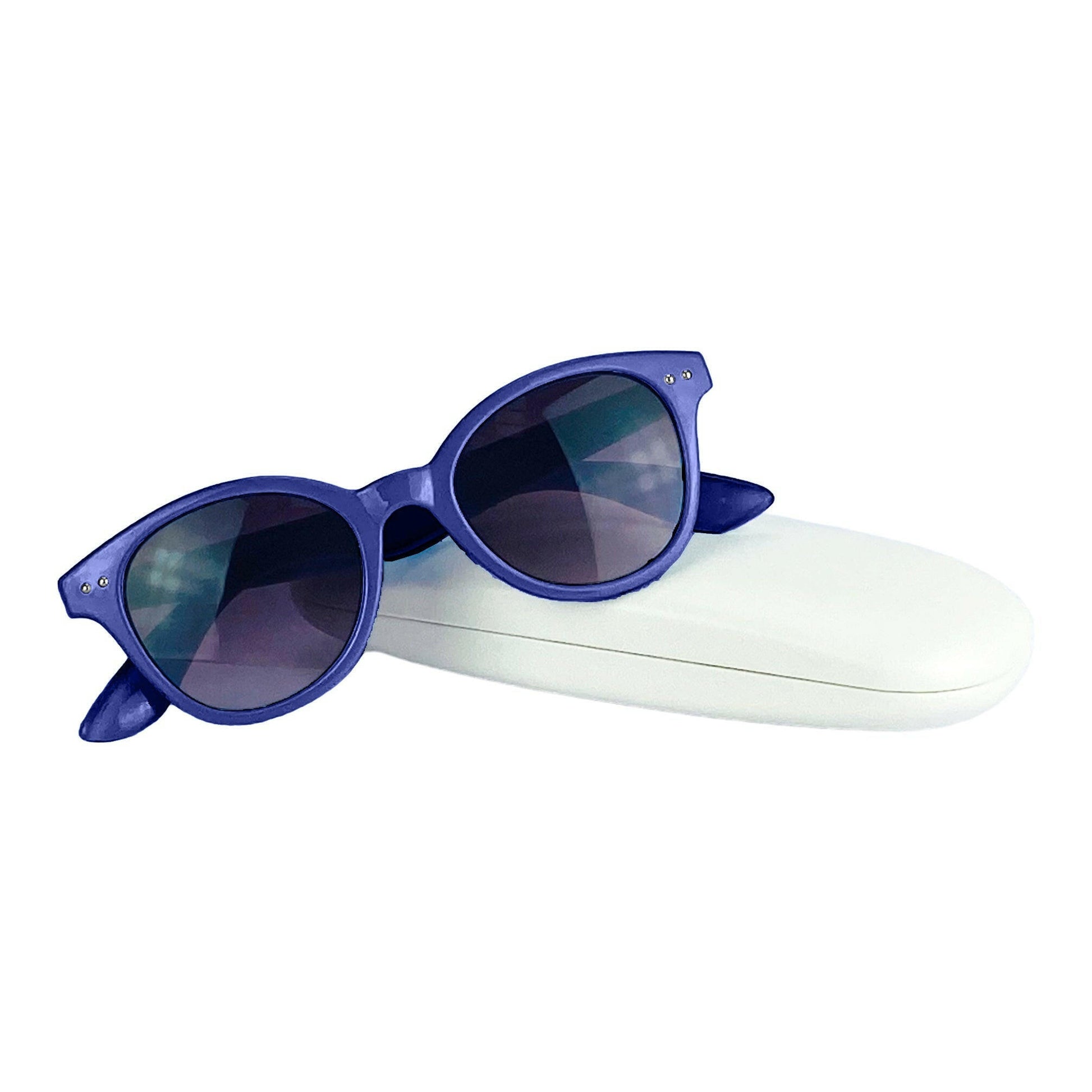 Women's sunglasses with polyamide frame. Gradient lenses with UV400 protection - Blue colour. Dimensions: 14 x 4.5 x 15 cm-6