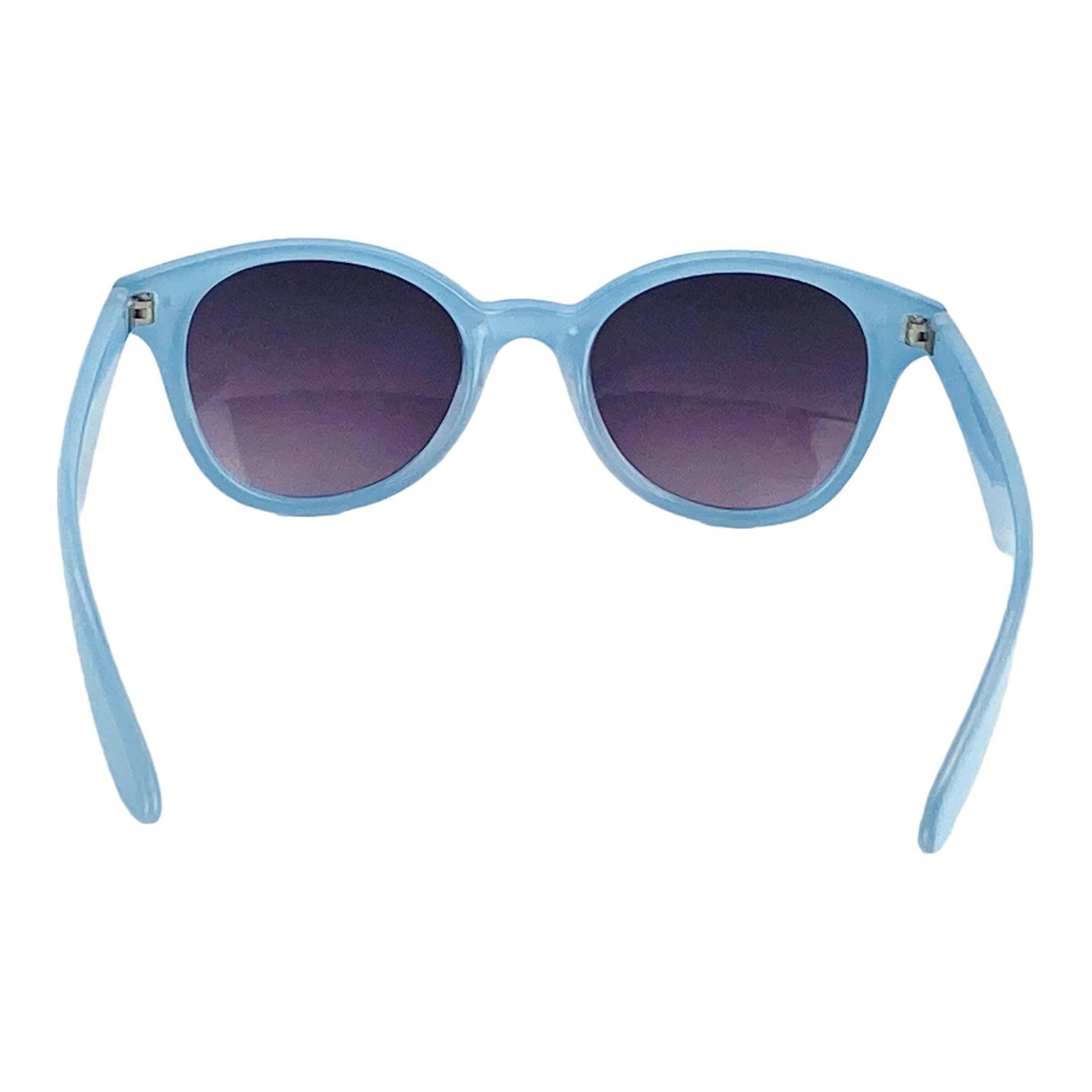 Women's sunglasses with polyamide frame. Gradient lenses with UV400 protection - Powder Blue colour. Dimensions: 14 x 4.5 x 15 cm-3