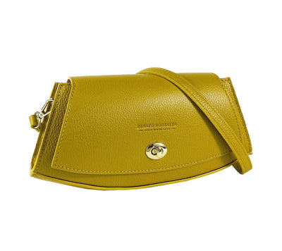 RB1009AR | Woman Shoulder Bag in Genuine Leather | 20 x 15 x 9 cm-0