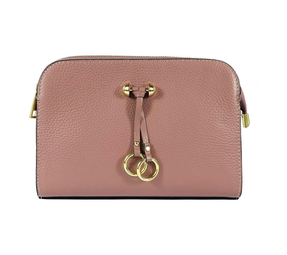 RB1011AZ | Women's Shoulder Bag in Genuine Leather | 25 x 17 x 10 cm-1