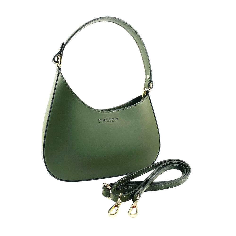 RB1013E | Hobo Bag in Genuine Leather | 28 x 25 x 6 cm-0