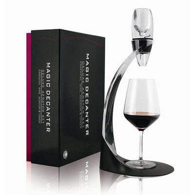 Decantor de vin cu suport-0