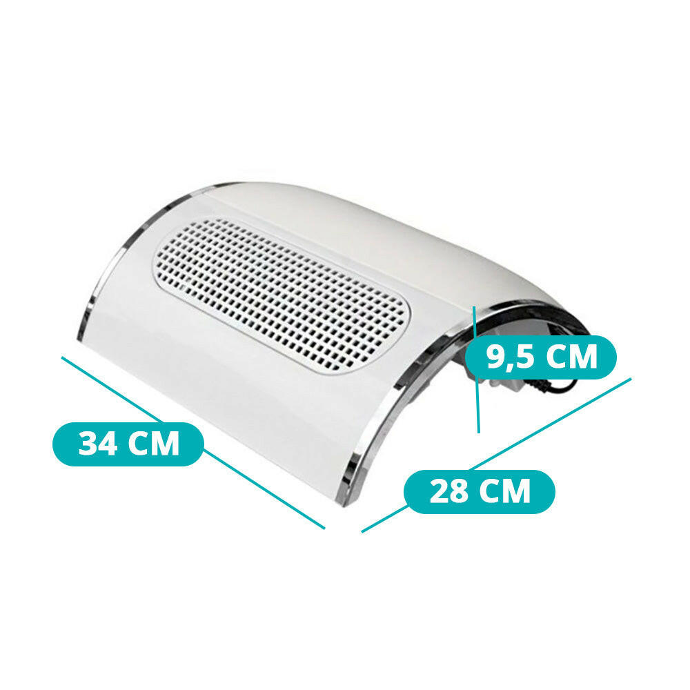 Colector praf unghii electric, cu 3 ventilatoare-6