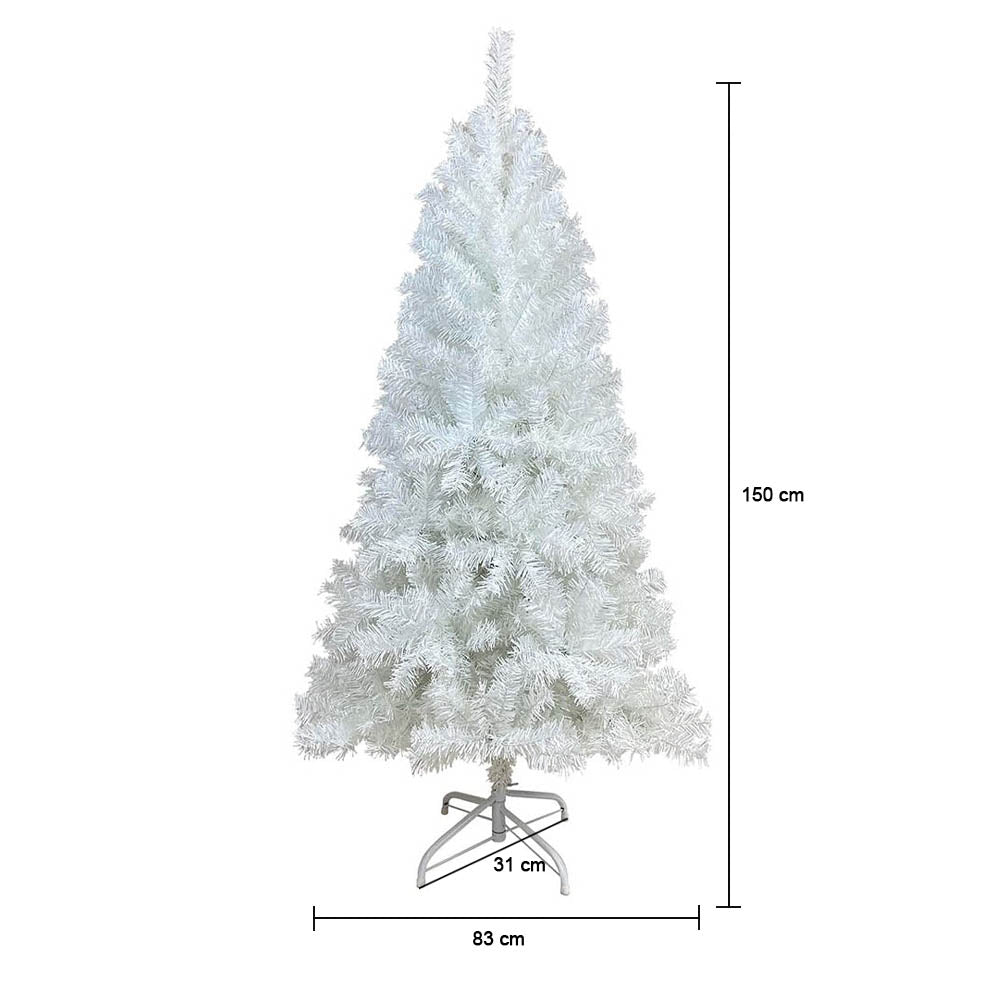 Brad artificial alb, in 4 dimensiuni-150 cm-1