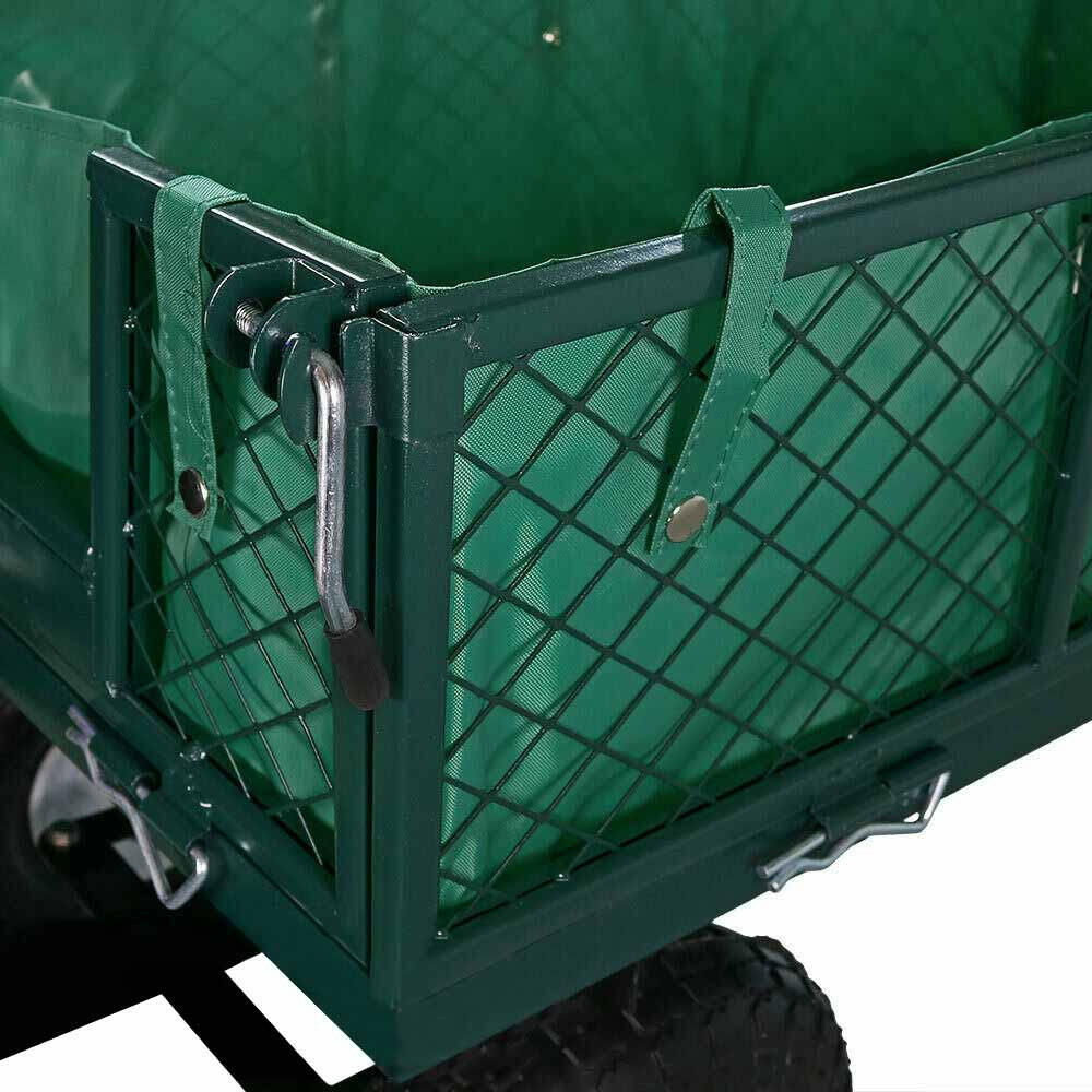 Carucior metalic de gradina in 2 tipuri-capacitate de incarcare 250 kg-2