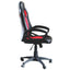 Scaun gamer Basic cu spatar color, Rosu-2