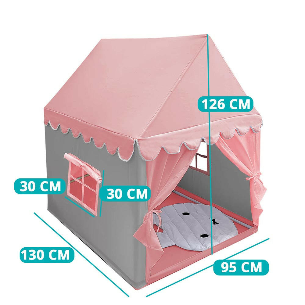 Casuta de joaca pentru copii, in mai multe tipuri - roz-4