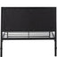 Cadru pat metalic Hanna cu grilaj cadou-90x200 cm-negru-3