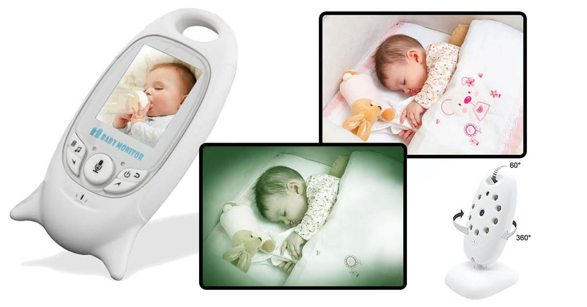 Sistem de supraveghere bebe cu camera video-1
