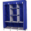 Sifonier mobil, dimensiuni 130x45x170 cm-albastru-0