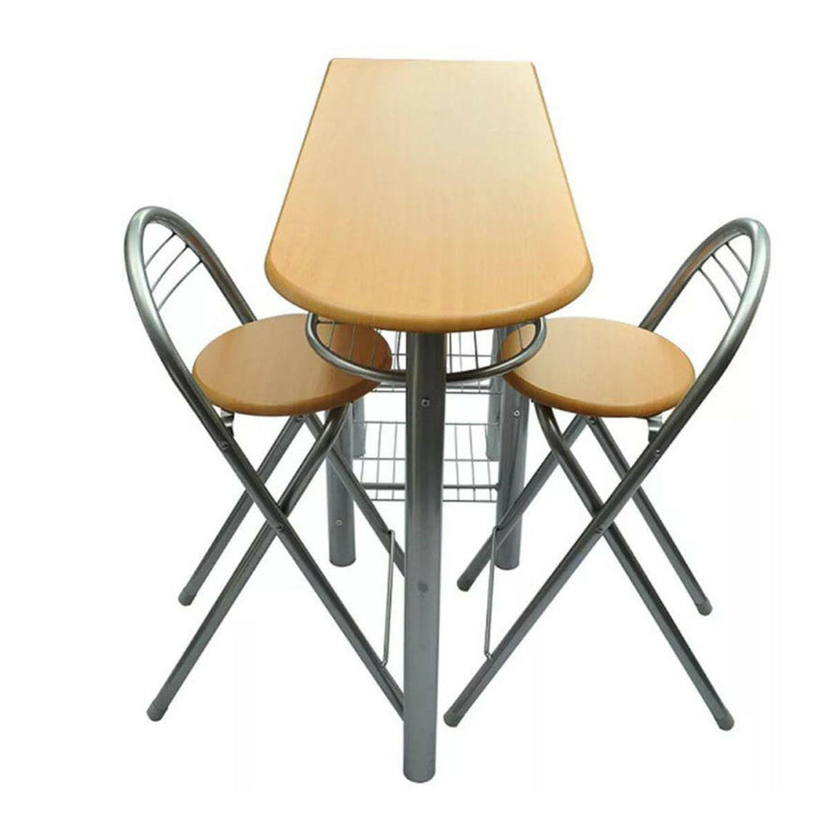 Set de bar pentru bucatarie, masa cu 2 scaune-3