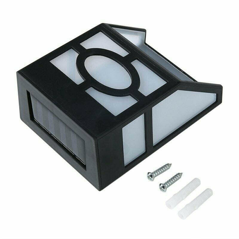 4 buc lampa solara de exterior, negru-2