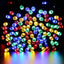 Ghirlanda luminoasa solara pentru gradina cu 100 LED, multicolor, 20m-4