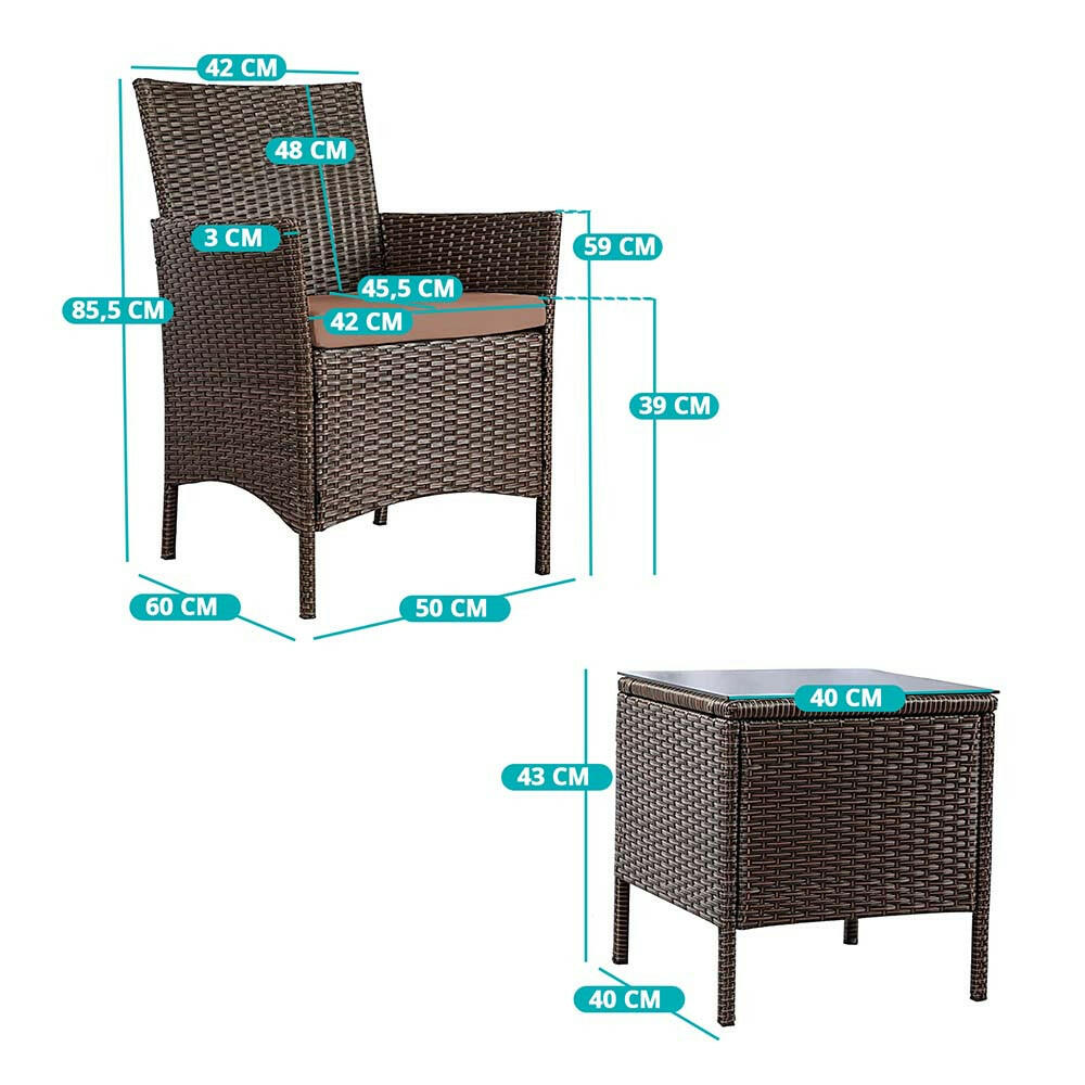 Set mobilier de gradina din polyratan-5