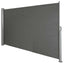 Paravan solar retractabil in diferite culori si modele-simplu-gri inchis-2